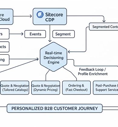 Sitecore OrderCloud + CDP: Building Connected B2B Commerce